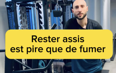 Rester assis est pire que de fumer ?!
